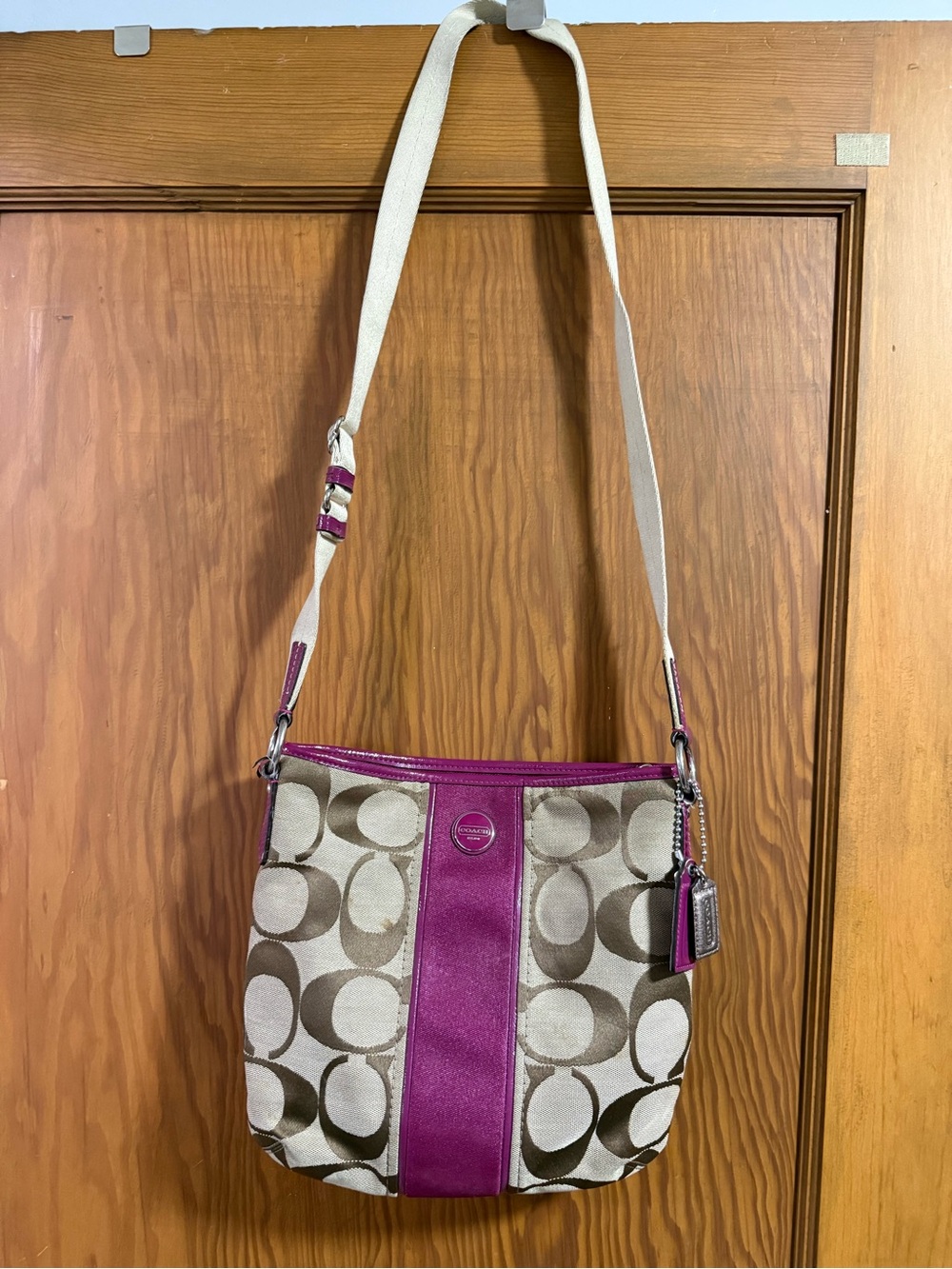 Coach Signature C-Pattern Canvas Crossbody